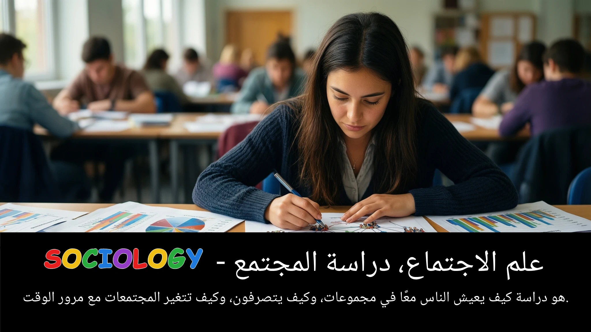 Arabic Illustration for sociology